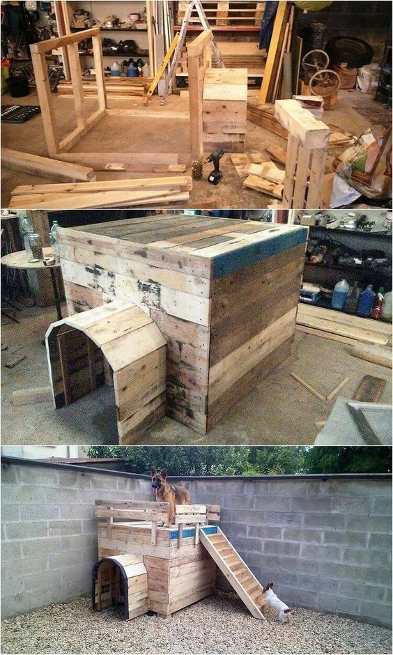 20 cabanes pour chien que vous pouvez faire avec des palettes 19 20 cabanes pour chien que vous pouvez faire avec des palettes 19