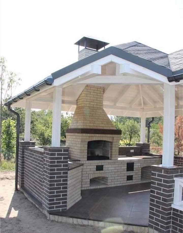37 Cuisines extérieur avec toits, grills et fours à pizza 5 37 Cuisines extérieur avec toits, grills et fours à pizza 5