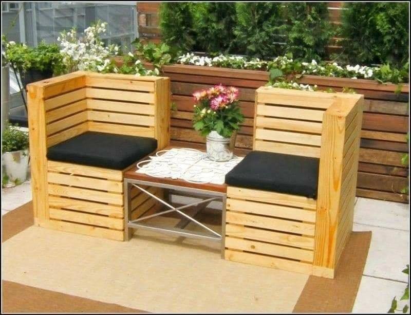 35 idées de bricolages pour les amateurs de palettes 10
