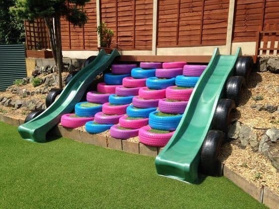 31 idées de jeux pour enfant à faire avec des pneus 2 31 idées de jeux pour enfant à faire avec des pneus 2
