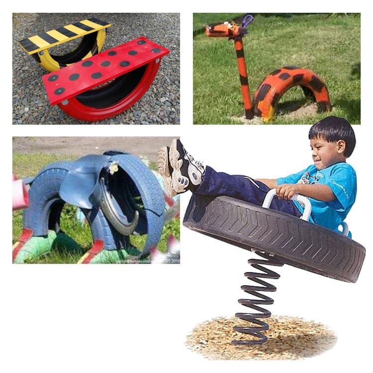 31 idées de jeux pour enfant à faire avec des pneus 7 31 idées de jeux pour enfant à faire avec des pneus 7