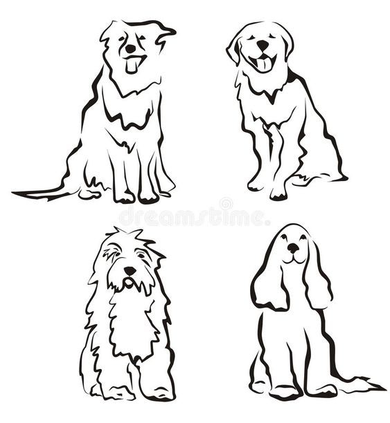 50 top idées de coloriages chiens à imprimer 11