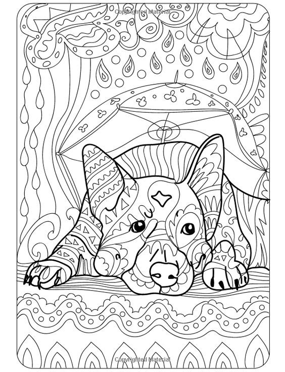 50 top idées de coloriages chiens à imprimer 17
