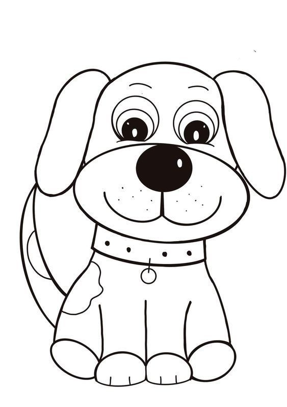 50 top idées de coloriages chiens à imprimer 22