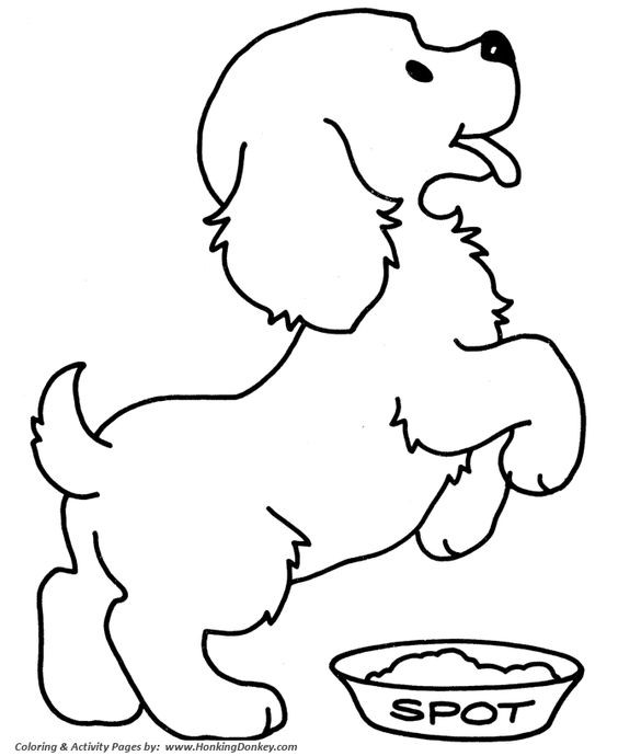 50 top idées de coloriages chiens à imprimer 26
