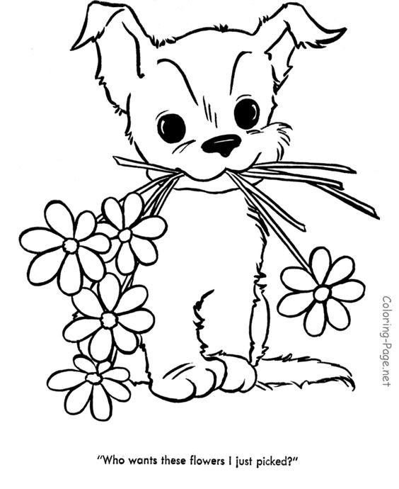 50 top idées de coloriages chiens à imprimer 43