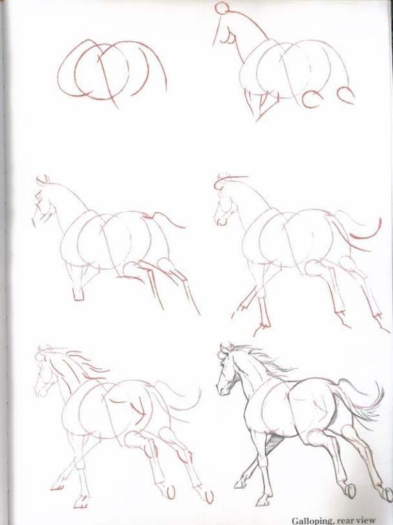 63 idées de dessins de cheval : pour apprendre à dessiner des chevaux 12 63 idées de dessins de cheval : pour apprendre à dessiner des chevaux 12