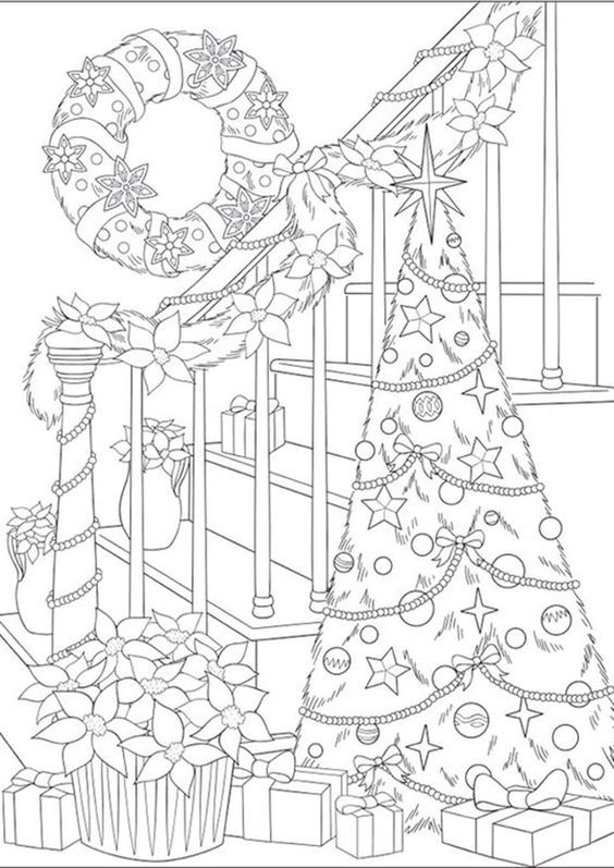 37 top idées de dessins de sapin de Noël 21 37 top idées de dessins de sapin de Noël 21