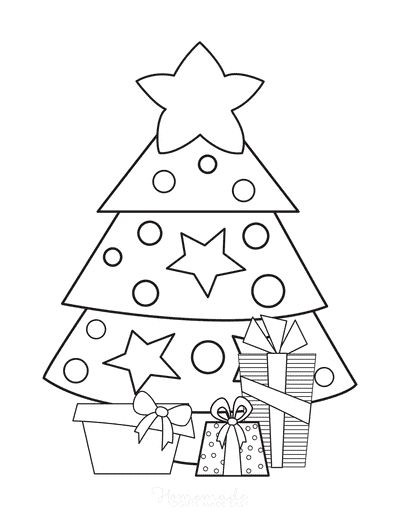 37 top idées de dessins de sapin de Noël 26 37 top idées de dessins de sapin de Noël 26