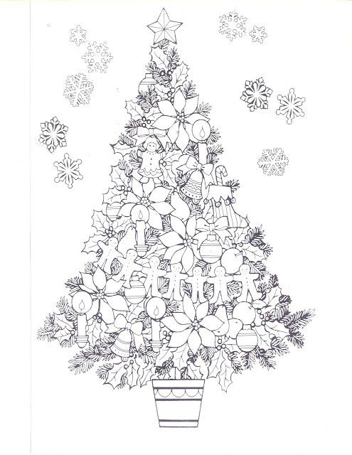 37 top idées de dessins de sapin de Noël 34 37 top idées de dessins de sapin de Noël 34