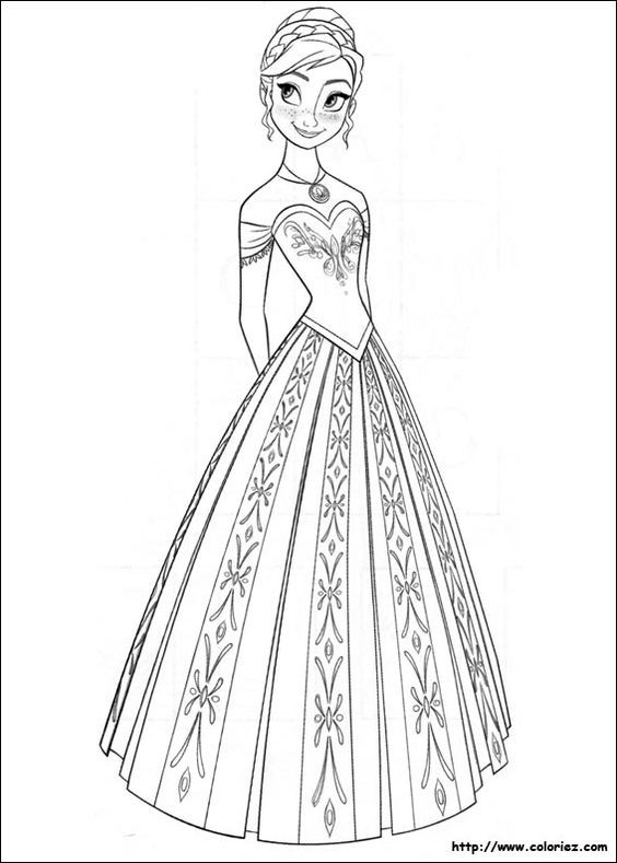 50 Coloriages de La Reine des Neige à imprimer 1 50 Coloriages de La Reine des Neige à imprimer 1