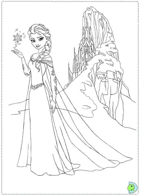 50 Coloriages de La Reine des Neige à imprimer 4 50 Coloriages de La Reine des Neige à imprimer 4