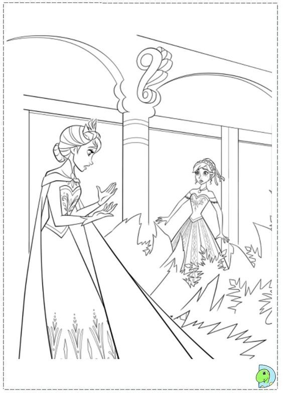 50 Coloriages de La Reine des Neige à imprimer 5 50 Coloriages de La Reine des Neige à imprimer 5