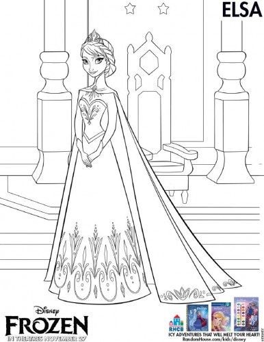 50 Coloriages de La Reine des Neige à imprimer 7 50 Coloriages de La Reine des Neige à imprimer 7