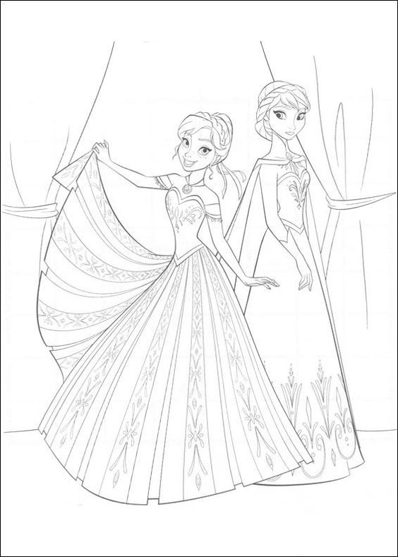 50 Coloriages de La Reine des Neige à imprimer 11 50 Coloriages de La Reine des Neige à imprimer 11