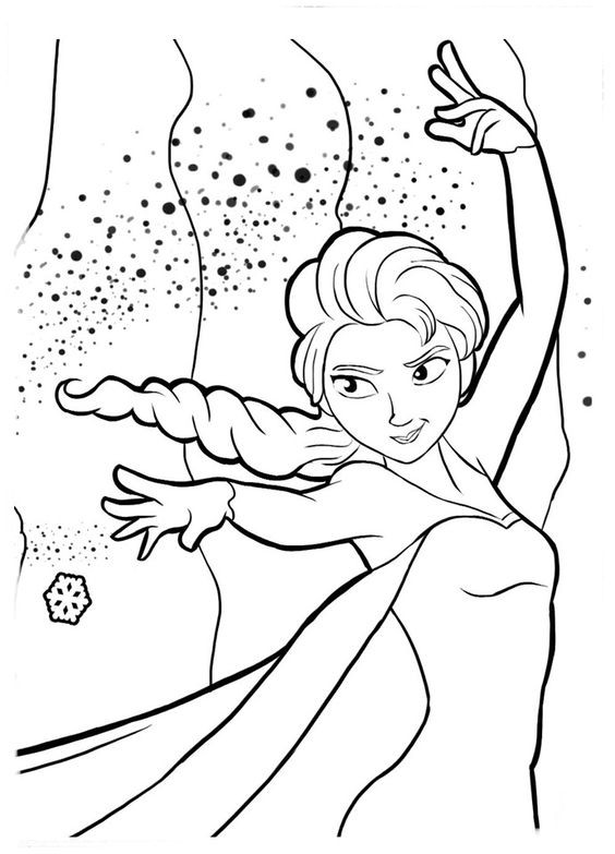 50 Coloriages de La Reine des Neige à imprimer 18 50 Coloriages de La Reine des Neige à imprimer 18