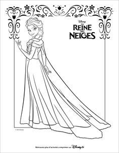 50 Coloriages de La Reine des Neige à imprimer 24 50 Coloriages de La Reine des Neige à imprimer 24