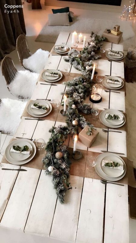 28 Décorations de tables de Noël naturelles à faire soi-même 12 28 Décorations de tables de Noël naturelles à faire soi-même 12