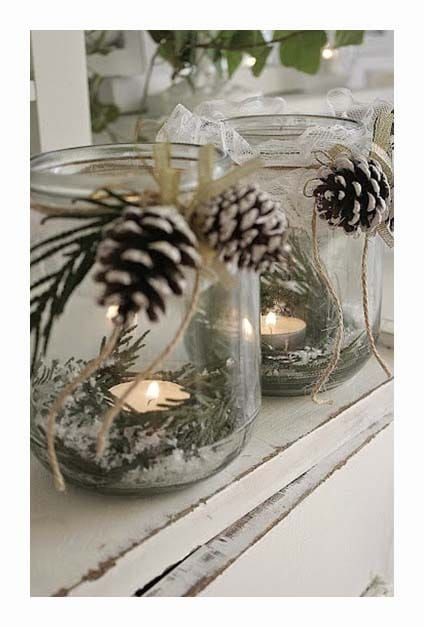 28 Décorations de tables de Noël naturelles à faire soi-même 14 28 Décorations de tables de Noël naturelles à faire soi-même 14