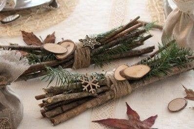 28 Décorations de tables de Noël naturelles à faire soi-même 17 28 Décorations de tables de Noël naturelles à faire soi-même 17