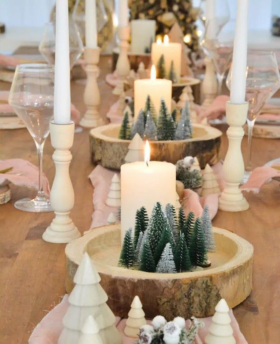28 Décorations de tables de Noël naturelles à faire soi-même 21 28 Décorations de tables de Noël naturelles à faire soi-même 21