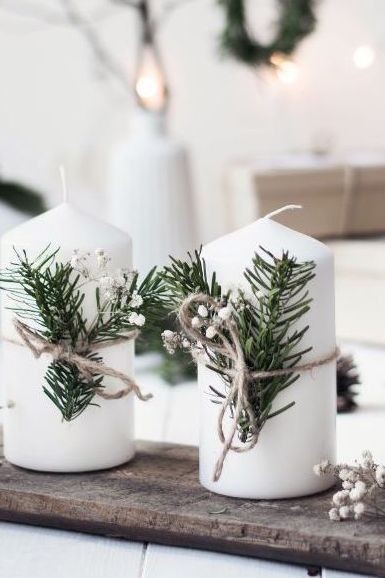 28 Décorations de tables de Noël naturelles à faire soi-même 4 28 Décorations de tables de Noël naturelles à faire soi-même 4