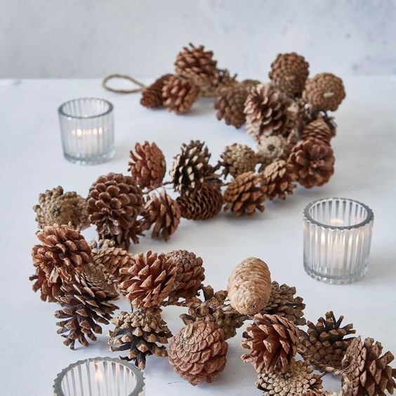 28 Décorations de tables de Noël naturelles à faire soi-même 7 28 Décorations de tables de Noël naturelles à faire soi-même 7