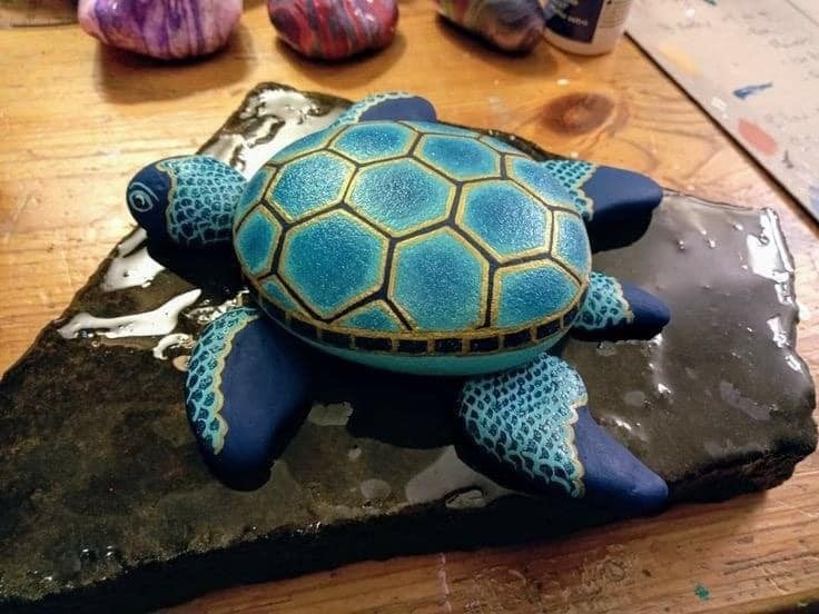 26 activités manuelles à faire avec des pierres peintes 22