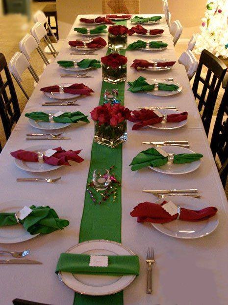 28 idées de décoration de table pour Noël 4 28 idées de décoration de table pour Noël 4
