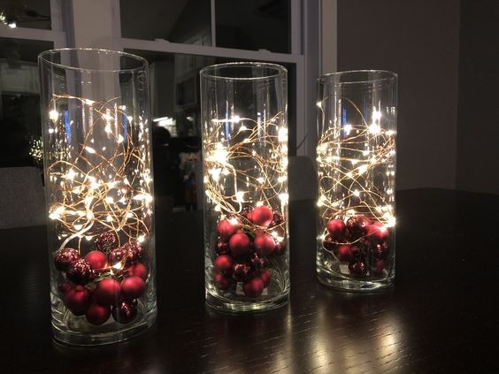 30 Décorations de Noël à faire soi-même avec un vase 1 30 Décorations de Noël à faire soi-même avec un vase 1