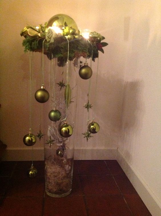 30 Décorations de Noël à faire soi-même avec un vase 8