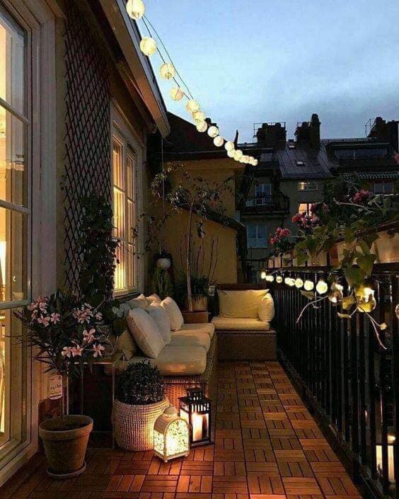 25 idées pour avoir un petit coin sympa sur son balcon 24