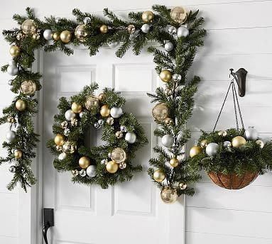 24 Décorations de portes de Noël magnifiques et simples à faire 18 24 Décorations de portes de Noël magnifiques et simples à faire 18