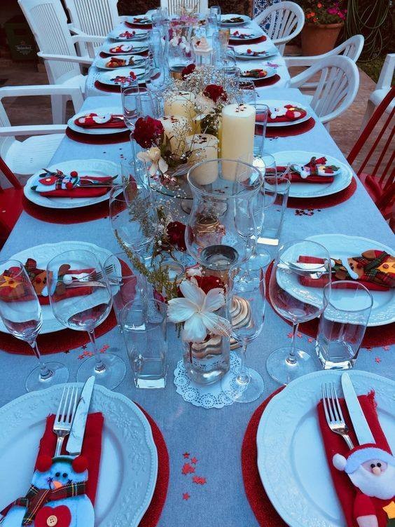 28 idées de décoration de table pour Noël 17 28 idées de décoration de table pour Noël 17