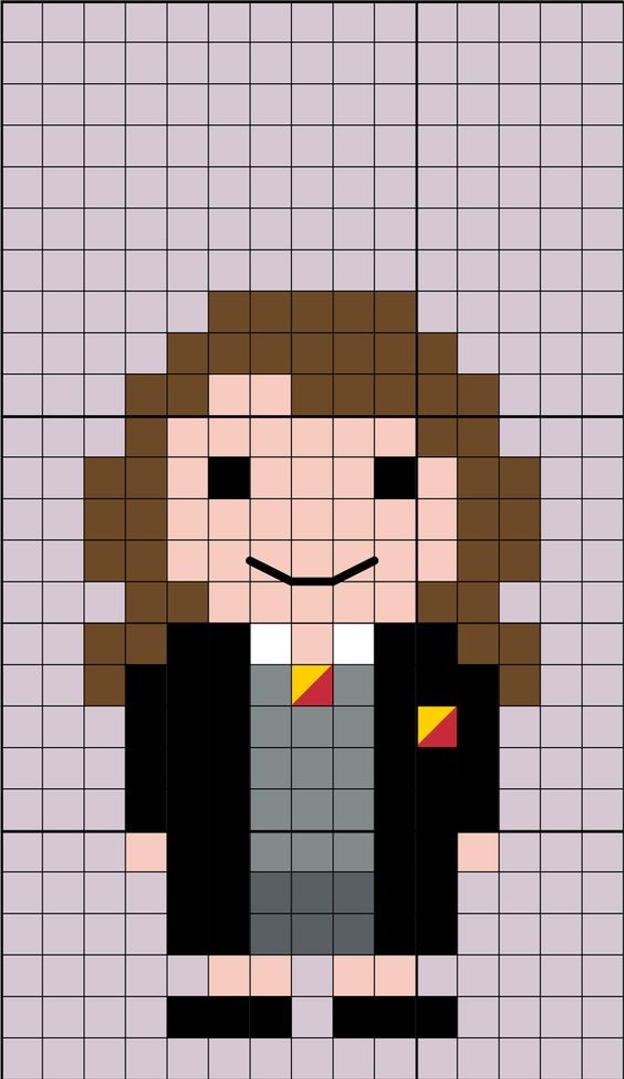 60 top idées de pixel art Harry Potter 32 60 top idées de pixel art Harry Potter 32