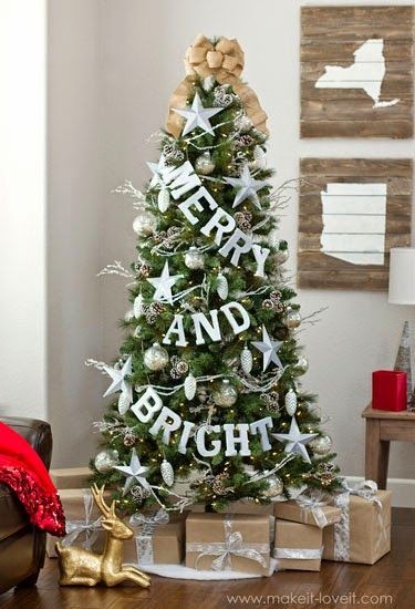 30 top idées de sapin de Noël décorés 4 30 top idées de sapin de Noël décorés 4