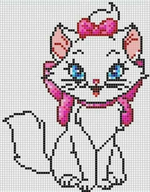 42 top idées de pixel art chat 3 42 top idées de pixel art chat 3