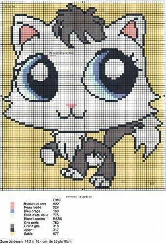 42 top idées de pixel art chat 6 42 top idées de pixel art chat 6