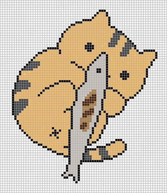 42 top idées de pixel art chat 7 42 top idées de pixel art chat 7