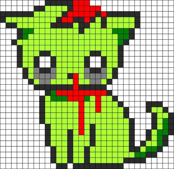 42 top idées de pixel art chat 18 42 top idées de pixel art chat 18