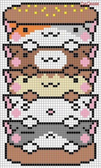 42 top idées de pixel art chat 19 42 top idées de pixel art chat 19