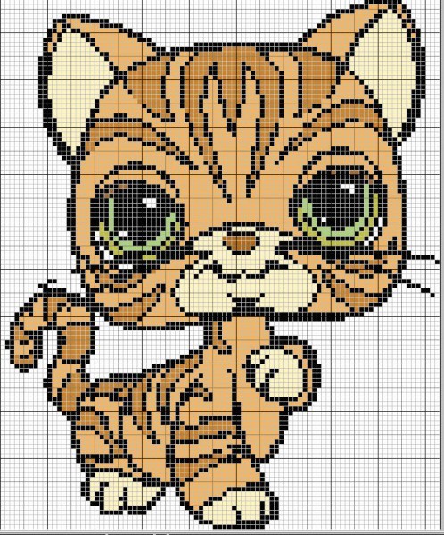 42 top idées de pixel art chat 32 42 top idées de pixel art chat 32