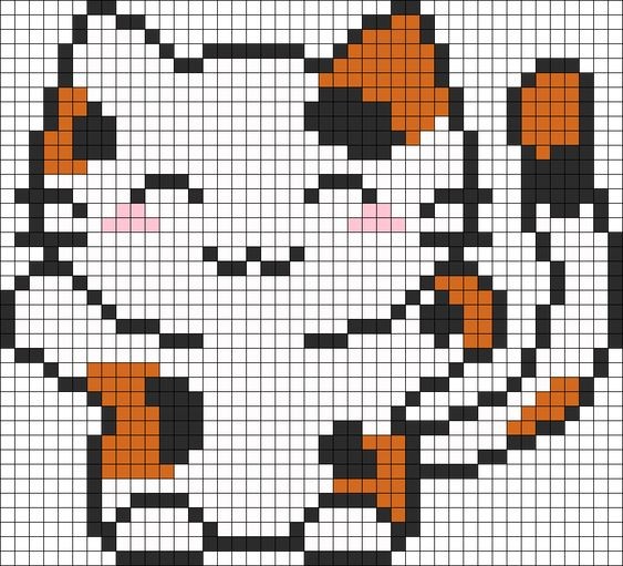 42 top idées de pixel art chat 35 42 top idées de pixel art chat 35