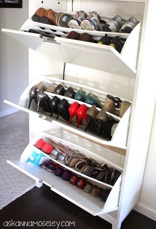 21 idées de meubles de rangements à chaussures 19