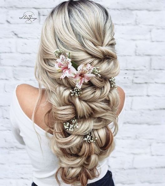 20 idées de coiffures de mariage avec tresses 1 20 idées de coiffures de mariage avec tresses 1
