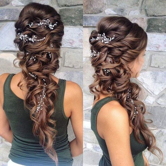 20 idées de coiffures de mariage avec tresses 1
