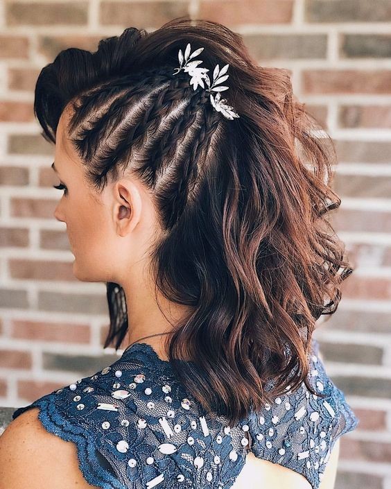20 idées de coiffures de mariage avec tresses 1