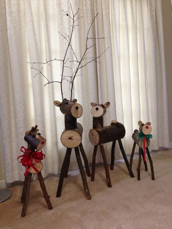 15 idées de reines de Noël à faire avec du bois 3 15 idées de reines de Noël à faire avec du bois 3