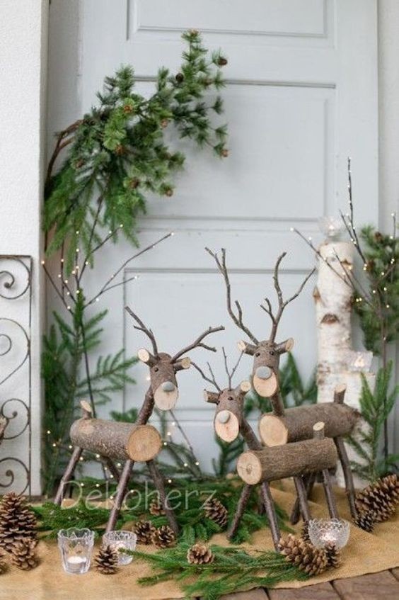15 idées de reines de Noël à faire avec du bois 5 15 idées de reines de Noël à faire avec du bois 5