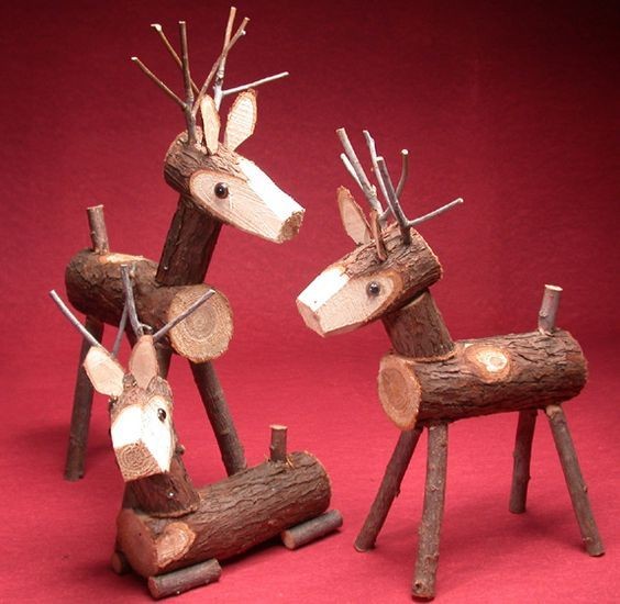 15 idées de reines de Noël à faire avec du bois 10 15 idées de reines de Noël à faire avec du bois 10